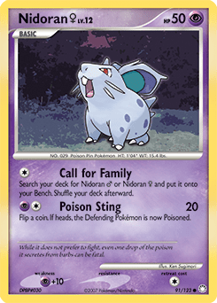 Nidoran♀ #91 from Mysterious Treasures
