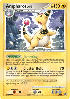 Ampharos #1 from Secret Wonders