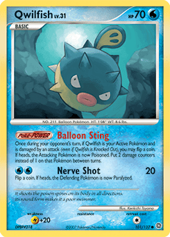 Qwilfish #101 from Secret Wonders