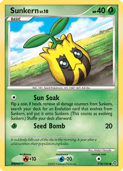 Sunkern #114 from Secret Wonders