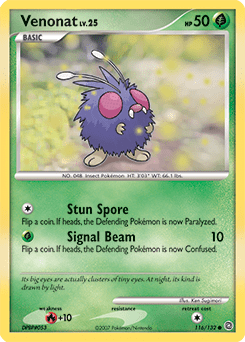 Venonat #116 from Secret Wonders