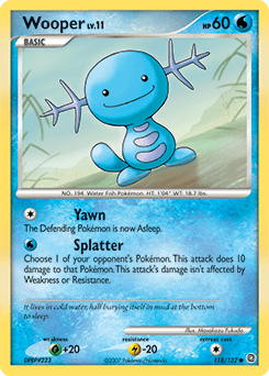 Wooper #118 from Secret Wonders
