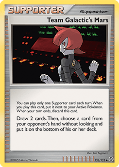 Team Galactic's Mars #126 from Secret Wonders