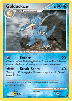Golduck #28 from Secret Wonders