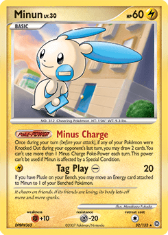 Minun #32 from Secret Wonders