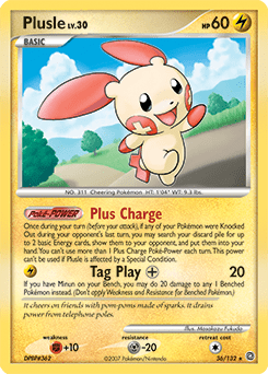 Plusle #36 from Secret Wonders