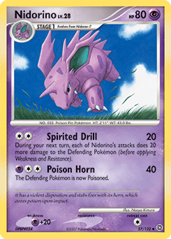 Nidorino #57 from Secret Wonders