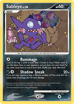 Sableye #63 from Secret Wonders