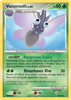 Venomoth #73 from Secret Wonders