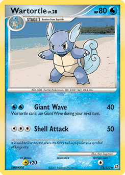 Wartortle #75 from Secret Wonders