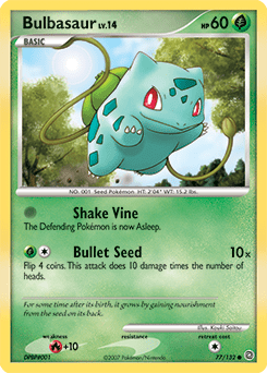Bulbasaur #77 from Secret Wonders