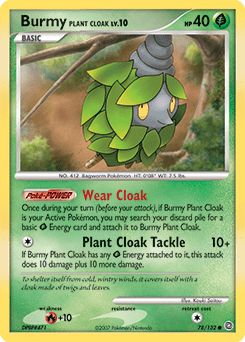 Burmy Plant Cloak #78 from Secret Wonders