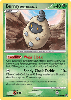 Burmy Sandy Cloak #79 from Secret Wonders