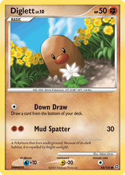 Diglett #85 from Secret Wonders