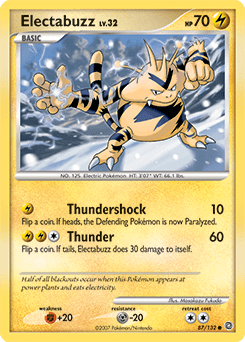 Electabuzz #87 from Secret Wonders