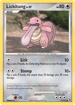 Lickitung #91 from Secret Wonders