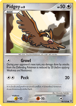 Pidgey #99 from Secret Wonders