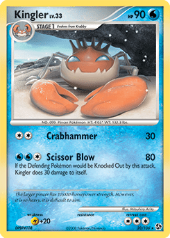 Kingler #20 from Great Encounters