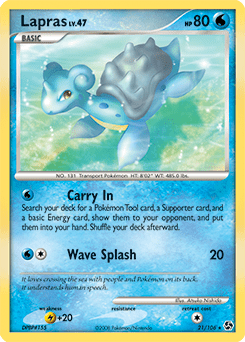 Lapras #21 from Great Encounters