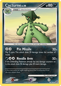 Cacturne #34 from Great Encounters