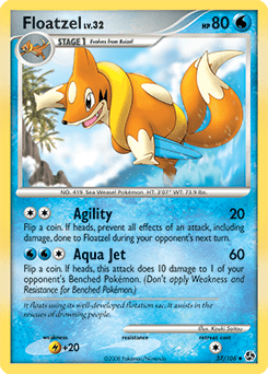 Floatzel #37 from Great Encounters