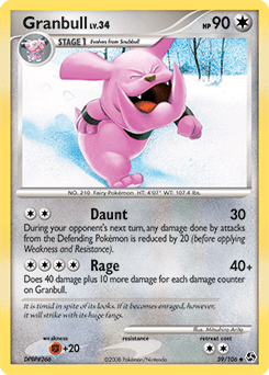 Granbull #39 from Great Encounters