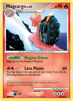 Magcargo #45 from Great Encounters