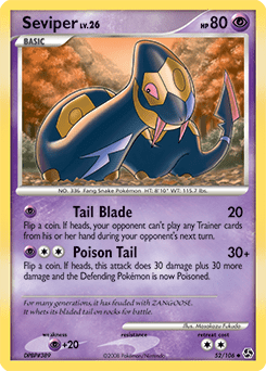 Seviper #52 from Great Encounters