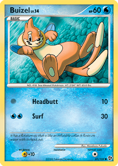 Buizel #61 from Great Encounters