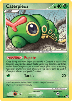 Caterpie #63 from Great Encounters