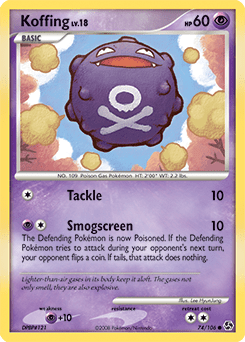 Koffing #74 from Great Encounters