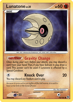 Lunatone #76 from Great Encounters