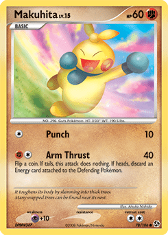 Makuhita #78 from Great Encounters