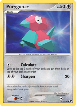 Porygon #81 from Great Encounters