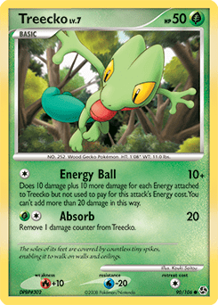 Treecko #90 from Great Encounters