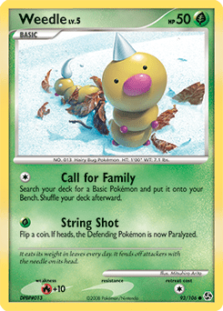 Weedle #93 from Great Encounters