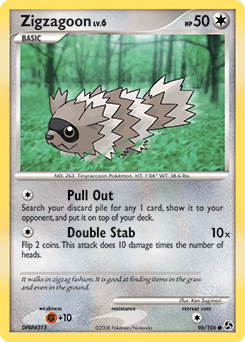 Zigzagoon #96 from Great Encounters
