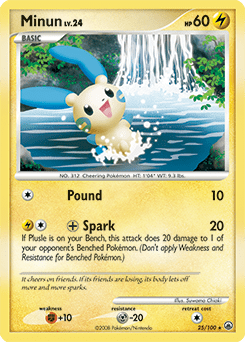 Minun #25 from Majestic Dawn