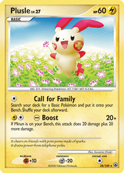 Plusle #28 from Majestic Dawn