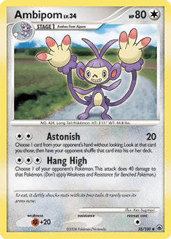 Ambipom #35 from Majestic Dawn