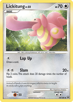 Lickitung #39 from Majestic Dawn