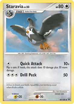Staravia #47 by Kent Kanetsuna