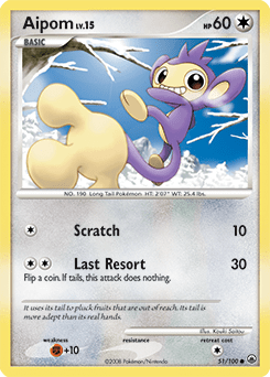 Aipom #51 from Majestic Dawn