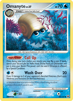 Omanyte #69 from Majestic Dawn