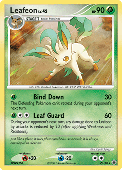 Leafeon #7 from Majestic Dawn