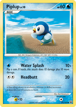 Piplup #71 by Kent Kanetsuna