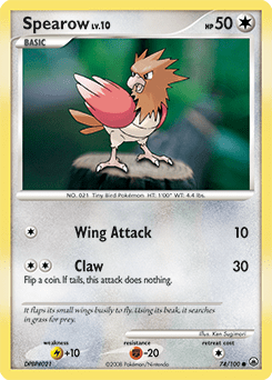 Spearow #74 from Majestic Dawn