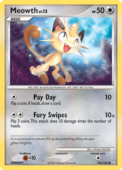 Meowth #106 from Legends Awakened
