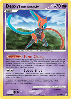 Deoxys Speed Forme #26 from Legends Awakened