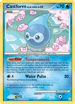 Castform Rain Form #49 from Legends Awakened